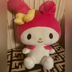 Sanrio My Melody Pink and White Plush Backpack